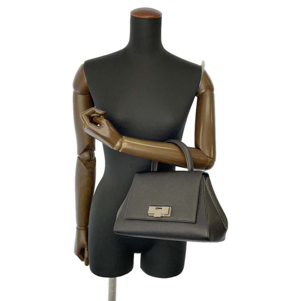 Bottega Veneta leather handbag shoulder handle top black bag - Picture 5 of 12